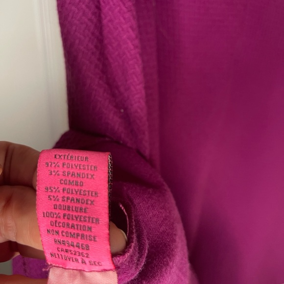 BETSEY JOHNSON Purple Pearl Collar Fit & Flare Dress - Picture 14 of 16